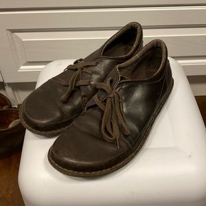 Patagonia Loulu Dark Brown Leather Oxford Shoes 11.5